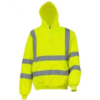 Unisex custom reflective safety hoodies men