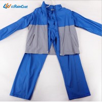 Fashion Waterproof PVC Children Raincoat Rain Suit With Jacket And Pants