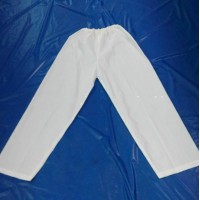 Adult PEVA White Rain Suit with Rain Pants