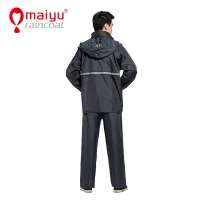 Wholesale polyester motorcycle raincoat suits water proof rain jacket