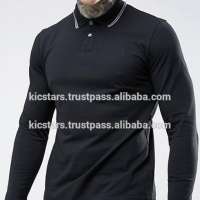 new style polo shirts / plane polo shirt / black full sleeve polo shirt